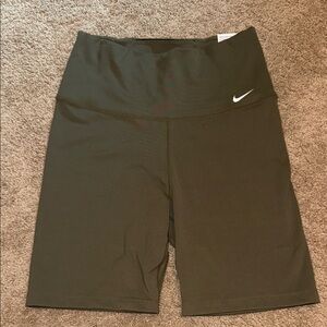 Nike Women's Dark Green Bike Shorts